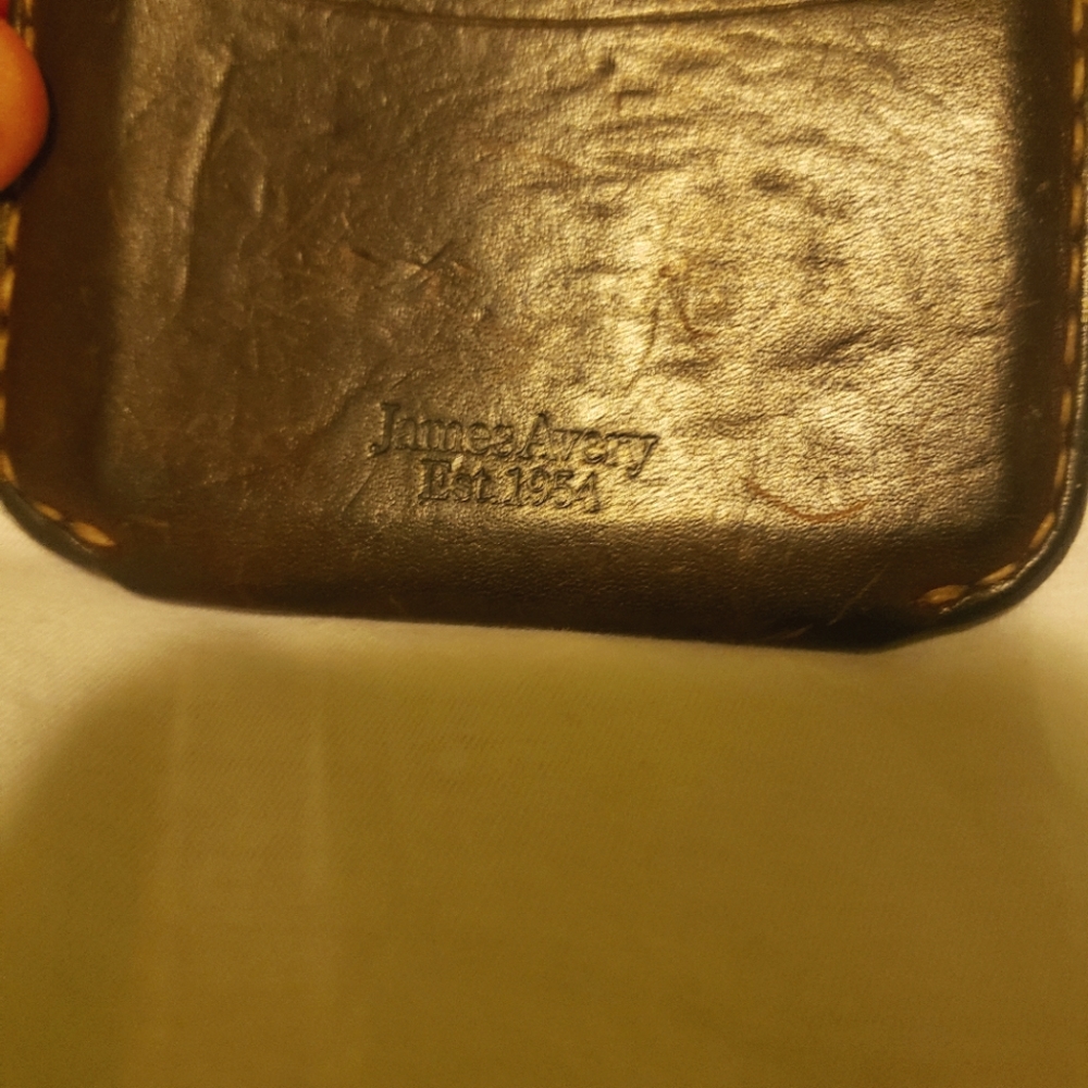 James Avery leather card wallet